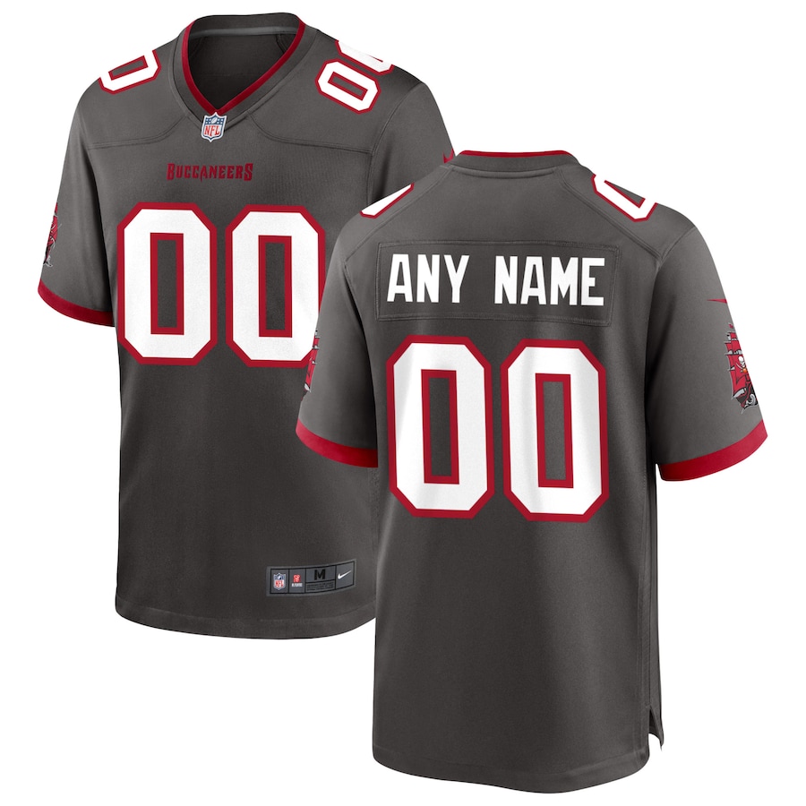 Tampa Bay Buccaneers Custom Letter and Number Kits For Pewter Jersey Material Vinyl